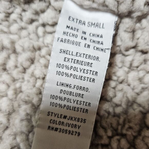 Thread And Supply Sherpa Arctic Vest Size XSmall Fleece Full Zip Pockets Outdoor - Picture 9 of 16